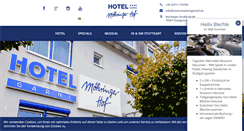 Desktop Screenshot of hotel-moehringerhof.de